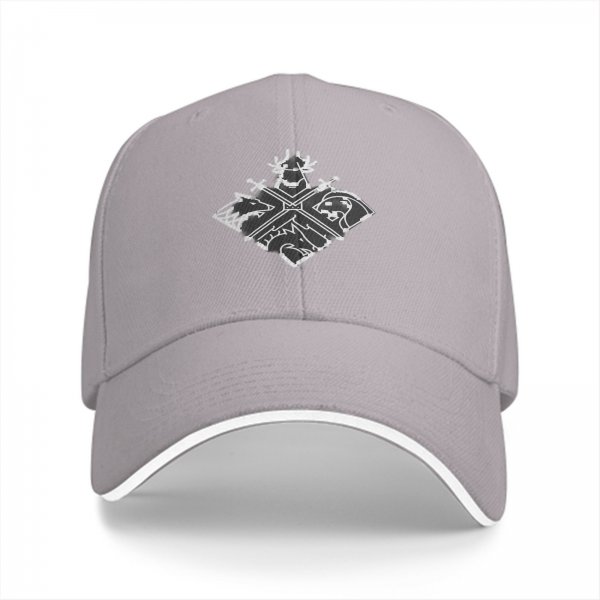 Black Baseball Cap With Game Of Thrones Inspired Four Sigil Emblem