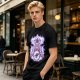 Anime Gear 5 Character Graphic Print Olive T-Shirt