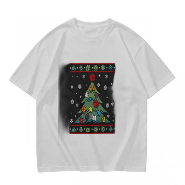 Ugly Christmas Tree Dice Board Game Themed T-Shirt