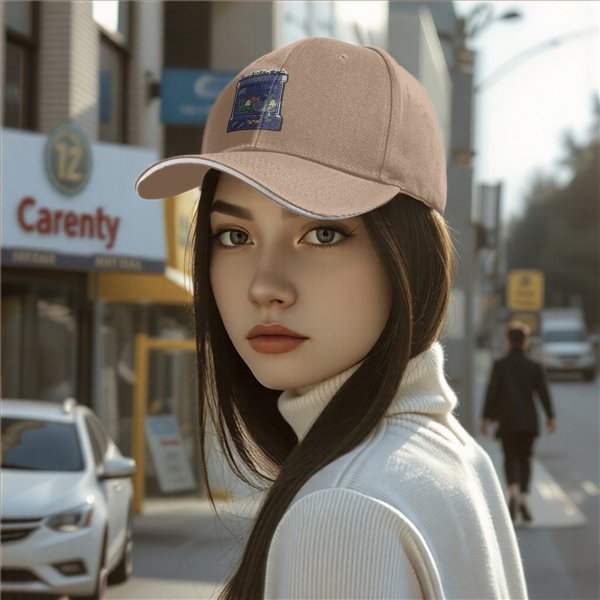 Black baseball cap with Zelda arcade claw machine graphic