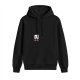 Black Hoodie With Small Panda Graphic On Chest