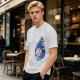 Olive T-Shirt With Sad Dragon Holding D20 Natural 1 'Like A Today' Print