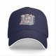 Black baseball cap with pastel handheld gaming and anime character print