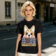 Olive t-shirt with corgi graphic and 'I'll Be Watching You' snack quote