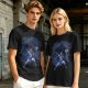Olive T-Shirt with Skeletor Dark Fantasy Graphic Print