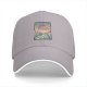 Black Baseball Cap with Japanese Ukiyo-e Dragon and Lightning Art Print
