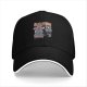 Black baseball cap with Hellfire Tiki Club graphic print