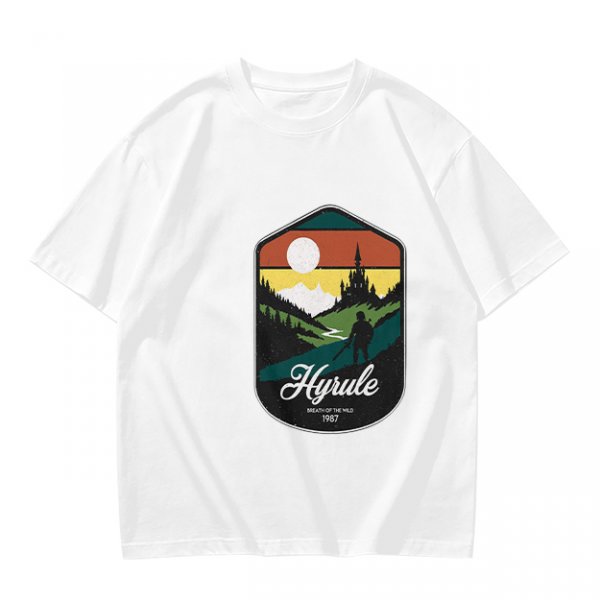 Hyrule Landscape Graphic Tee For Fans Of The Legend Of Zelda