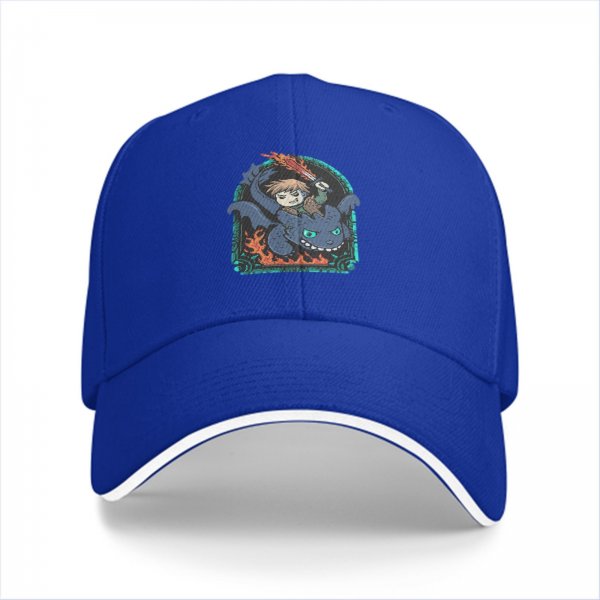 Black Baseball Cap with How to Train Your Dragon Toothless and Hiccup Print