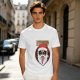 Olive T-Shirt with Kriss Santa Rock Band Graphic Print