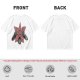 Olive Green T-Shirt With Starfish Monster Rock Hand Print