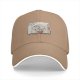 Black Baseball Cap With Elephant In Box Graphic Print