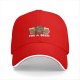 Black baseball cap with beer mugs and Christmas tree graphic FOR A BEER