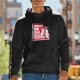 Support Your Local Pizza Dealer Graphic Black Hoodie