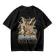 Olive T-shirt with Hee-Hee-Man Master of Pop Lifting Barbell Graphic