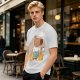 Olive T-Shirt Featuring the 'This Is Fine' Dog Meme Art