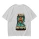 I Have The Paw-er Lion Graphic Olive T-Shirt