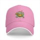 Black Baseball Cap With Chocobo Gaming Graphic Print