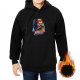 Black Hoodie With Retro Predator 'Welcome To The Jungle' Graphic