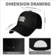 Black Baseball Cap With Cute 'Big Little Bath Bomb' Graphic Design