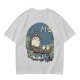 Totoro Forest Scene Graphic Tee for Anime Fans