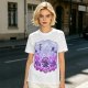 Olive T-shirt with Luffy Gear 5 Sun God Nika Anime Graphic Print