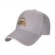 Black Baseball Cap With Cute Sushi Chef Cat Graphic