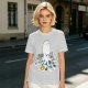 Olive T-Shirt With Cute Octopus Drawing Artwork Print