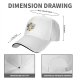 Black baseball cap with Totoro and girls graphic print