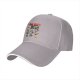 Black baseball cap with sushi cats graphic print