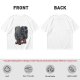 Olive T-Shirt With Dark Fantasy Villain And Hero Group Print