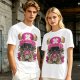 Olive T-Shirt with Tony Tony Chopper Lion Art Print