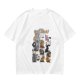 Olive T-Shirt With Cat Loaf Breeds Graphic Print