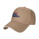 Black Baseball Cap With Psychedelic Colorful Beast Graphic Print