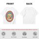 Olive T-Shirt with Sad Toast Holding Coffee and Phone Mental Bake Down Print