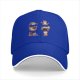 Black Baseball Cap With Cute Sloth Yoga Poses Graphic
