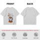 Olive Green T-Shirt With Cute Coffee Cup Graphic and Problem Solution Text