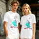 Olive T-Shirt With Cute Dinosaur Graphic And 'What I'm Doing' Text