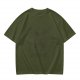 Olive Green Oversized Short Sleeve Graphic T-Shirt