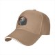 Black baseball cap with vampire drinking coffee 'Coffee Before Coffin' print