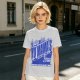 Olive t-shirt with funny yo mama's house greeting print