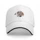 Black Baseball Cap With Retro Jason Voorhees Pumpkin Graphic