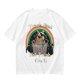 Trash Can Not Trash Raccoon Rainbow Graphic T-Shirt