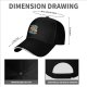 Black Baseball Cap With Colorful Anime Space Character Graphic