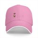 Black baseball cap with cute small animal graphic