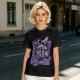 Olive Graphic T-Shirt with Black Mage Records Wizard Artwork
