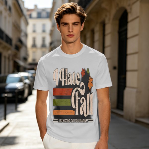 I Hate Fall Just Kidding Can You Imagine? Autumn Graphic T-Shirt