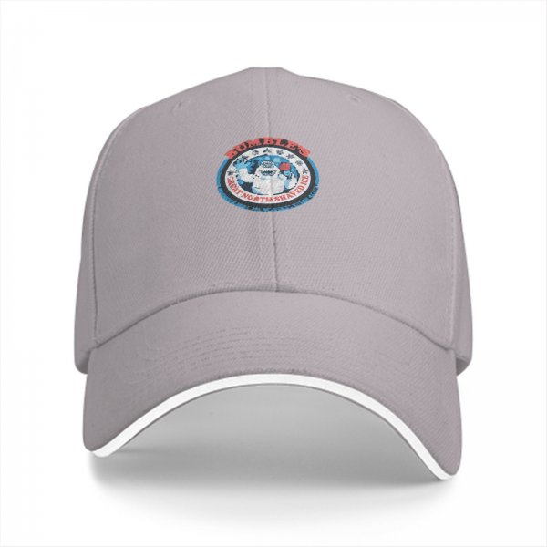 Black baseball cap with Bumble's shaved ice yeti graphic