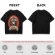 Olive T-Shirt with Cute Grim Reaper Employee of the Month Print