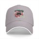 Black baseball cap with tomato power-up snack graphic